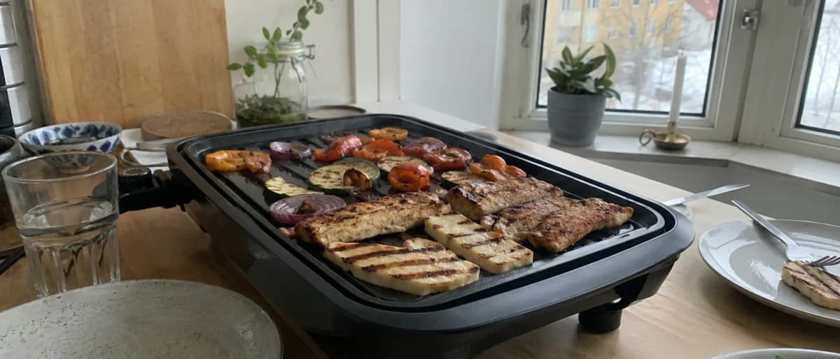 Bordsgrill bäst i test 2026: 6 elgrillar för inomhusgrillning