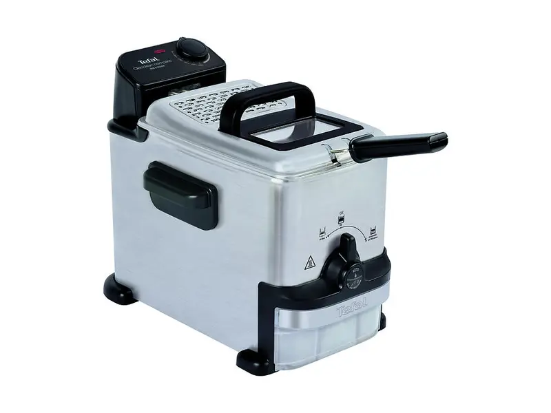 Tefal Oleoclean Compact FR7016, liten fritös med oljelåda i botten