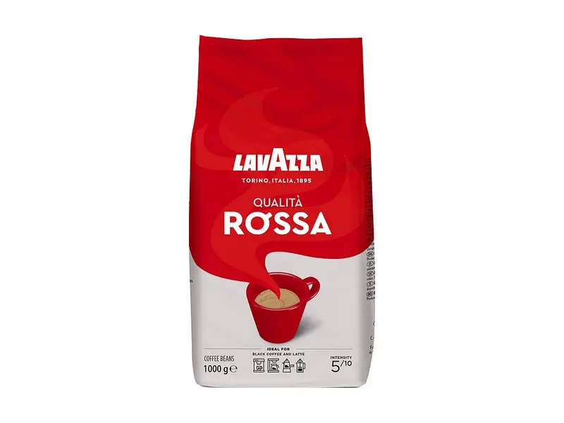 Lavazza Qualità Rossa hela kaffebönor i kilopåse