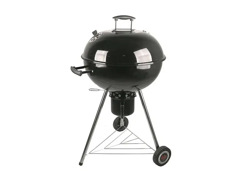 Landmann Grillchef klotgrill 57 cm med lock, asklåda och två hjul