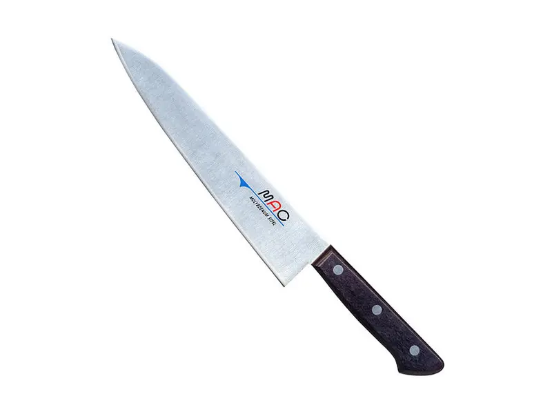 MAC Knives Chef kockkniv 21 cm med svart pakkaträhandtag och rostfri hälsbygel