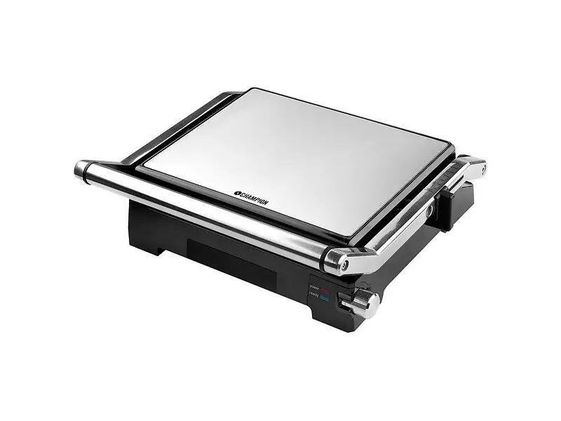 Champion Paninigrill Pro PG300 som öppnas till bordsgrill