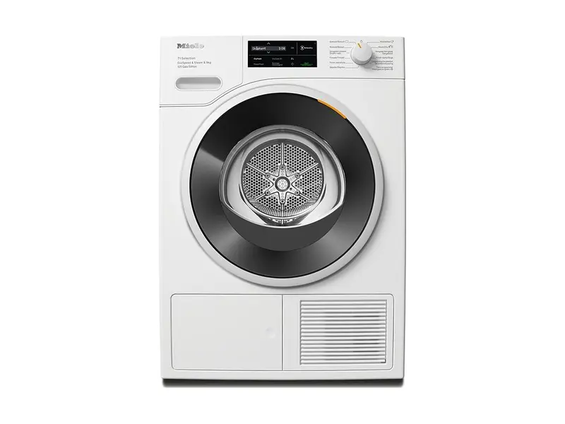Miele TSL683WP 125 Gala Edition, vit torktumlare med rund lucka