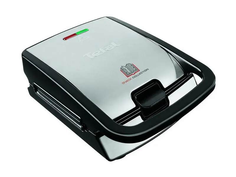 Tefal Snack Collection SW852D, svart och rostfri smörgåsgrill med avtagbara plattor