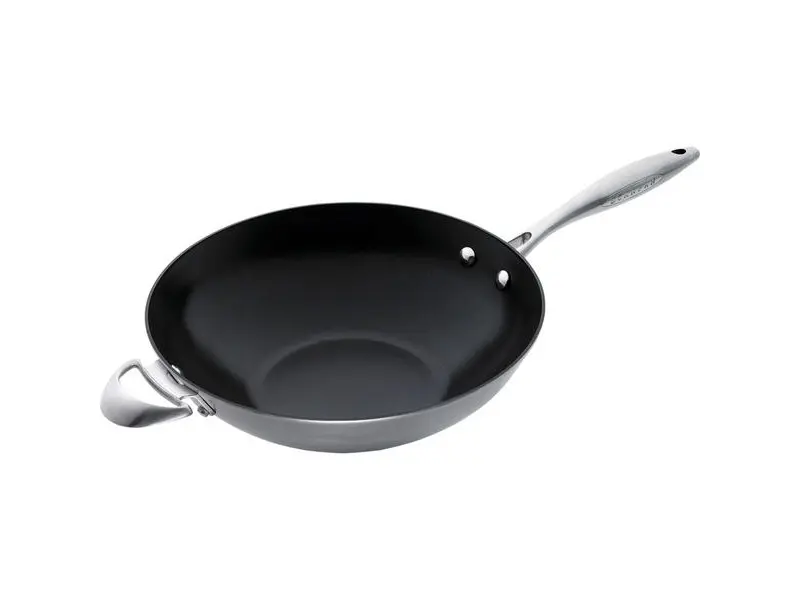 Scanpan CTX Wok 32 cm med rostfri utsida och mörk non-stick-insida